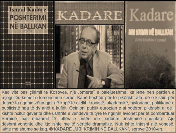 Kadare mbi krimi